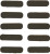 Guntec USA M-Lok Rail Covers AR-15 Neoprene Black 10 Pack