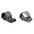 Weaver Detachable Extension Top Mount Aluminum Scope Rings - 1" High Dual EXT - Matte (0.75" Extension)