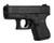 Glock UA265S201 G26 Gen5 Sub-Compact 9mm Luger 3.43" 10+1 Black nDLC Steel w/Front Serrations Slide Black Rough Texture Interchangeable Backstraps Grip Fixed Sights