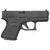 Glock UA265S201 G26 Gen5 Sub-Compact 9mm Luger 3.43" 10+1 Black nDLC Steel w/Front Serrations Slide Black Rough Texture Interchangeable Backstraps Grip Fixed Sights