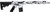 Great Lakes Firearms & Ammo AR15 Rifle 350 Legend 16" Stainless Steel 5-Round Snow Camo