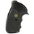 Pachmayr Gripper Grips with Finger Grooves S&W K, L-Frame Round Butt Rubber Black