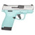 Smith & Wesson Shield Plus 9mm Luger Pistol 3.1" Barrel 13+1 Round Robins Egg Blue Frame