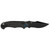Columbia River Knife & Tool P.S.D. Pocket Knife 3.63" Combination Edge Carbon Fiber Handle Black