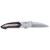 Columbia River Knife & Tool Walker Blade Lock Pocket Knife 2.93" 14C28N Steel Blade G10 Handle Silver