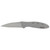 Kershaw Leek Assisted Opening Pocket Knife 3" Wharncliffe Sandvik 13C26 Stainless Steel Blade Stainless Steel Handle Silver