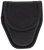 Bianchi 7317 AccuMold Double Handcuff Case Black 2-2.25 Inch