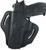 1791 Gunleather BH2.3 Belt Holster OWB Multi-Fit Left Hand 1911 5" with Rails Black