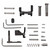 Armaspec Gun Builders Kit AR-15 Black