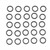 Challis 1911 Hex Drive Grip Bushing O-Ring 24 Pack
