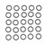 Challis 1911 Hex Drive Grip Bushing O-Ring 24 Pack