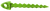 Targettack TT3IN12PK-LG 3-Inch Lime Green 12-Pack