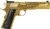 Iver Johnson Eagle XL .45 ACP Pistol 6" Barrel 8+1 Round Gold Frame Black Wood Grip