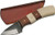 SZCO Sawmill Skinner Fixed Blade Knife 2" Bone Handle