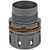 Dead Air KeyMicro Adapter for P-Series Ghost-M, Wolf 9SD, Wolfman Suppressors Steel Black