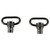 Quake Claw QD All-Steel Flush Cup Swivel 2-Pack