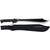Schrade Decimate Sawback Machete 14.5" Spine Serrated 3Cr13 Black Oxide Blade Rubber Handle Black