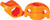 Ams Bowfishing Everglide Arrow Slide Kit 2 Pack Orange