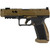Canik TTI Combat 9mm Luger Pistol 4.6" Barrel 18+1 Round Burnt Bronze Slide Black Grip Burnt Bronze Frame Red Dot Sight