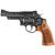 Smith & Wesson Model 29 44 Magnum Pistol 4" Barrel 6+1 Round Blued Finish Engraved Frame Cylinder Barrel Wooden Grips
