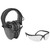 Walker's Razor Electronic Earmuffs with Glasses Gray