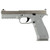 American Precision Firearms Strike One 9mm Pistol 5" Barrel 17+1 Rounds Silver Frame Stainless Steel Slide