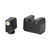Rival Arms Night Sight Set for Glock 17, 17L, 19, 23, 24, 26, 27, 33, 34, 35, 38, 39 Gen 1, 2, 3, 4, 5 Suppressor Height 3-Dot Tritium Green with White Outline - Image 2