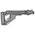 Fab Defense Folding Stock With Cheek Piece AK-47/74 Black