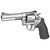 Smith & Wesson Model 629 44 Magnum Revolver 5" Barrel 6rd Capacity Stainless Steel Black Grip