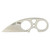Sog Snarl Fixed Blade Knife 2.3" Sheepsfoot 9Cr18Mov Silver Blade