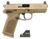 FN FNX-45T 45 ACP Pistol 5.3" Barrel 10+1 Round Black Steel Barrel, Flat Dark Earth Slide & Polymer Frame, Holosun 407C Red Dot, 5 Magazines