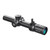 Swampfox Optics Tomahawk Rifle Scope 1-4x24mm SFP Illuminated Guerrilla Cross MOA Reticle Black