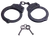Uzi Accessories UZIHCCB Handcuffs Black Stainless Steel