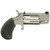 North American Arms Pug 22 Winchester Magnum Rimfire (WMR) Revolver 1" Stainless Barrel 5 Round Black Grip Night Sights