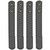 Bianchi Belt Keeper 4-Pack Black