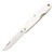 Bear & Son 79 Pocket Knife 2.25" Drop Point High Carbon Stainless Steel Blade White Smooth Bone Handle