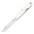 Bear & Son 79 Pocket Knife 2.25" Drop Point High Carbon Stainless Steel Blade White Smooth Bone Handle