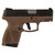 Taurus G2C 9mm Luger Pistol 3.2" Barrel 12+1 Round Black Slide Brown Grip