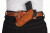DeSantis Small of Back Holster Right Hand Leather Tan