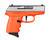 SCCY DVG-1 9mm Luger Pistol 3.1" Barrel 10+1 Round Stainless Slide Orange Frame (Flat Trigger)
