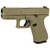 Glock 19 Gen5 9mm Luger Pistol 4.02" Barrel 15+1 Round Coyote Tan (Skydas Exclusive Finish, M.O.S. Optic System)