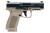Century Arms MC9LS 9mm Luger Pistol 3.64" Barrel 17+1 Round Black Slide FDE Frame