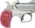 Bond Arms Mama Bear 357 Magnum Over Under Pistol 2.5" Barrel 2 Round Pink Grip Satin Steel Frame
