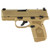 FN Reflex MS 9mm Luger Pistol 3.3" Barrel 10+1 Round Flat Dark Earth