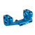 Warne 1-Piece Gen 2 X-SKEL 1-Piece Cantilever Picatinny Scope Mount 30mm Rings Blue
