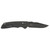 Hogue Deka Pocket Knife 3.25" Clip Point CPM MagnaCut Black Blade Polymer Handle Black