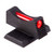 Wilson Combat Vickers Elite Front Sight .180" Red Fiber Optic