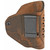 Versacarry Right-Hand Smith & Wesson J-Frame 2 Inch Revolver IWB Holster Brown/Black
