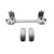 DNZ 1-Piece Game Reaper Scope Mount Remington 700 Long Action High Silver