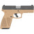 Taurus G3 9mm Luger Pistol 4" Barrel 15+1 Round Tan Slide Black Grip Black Frame